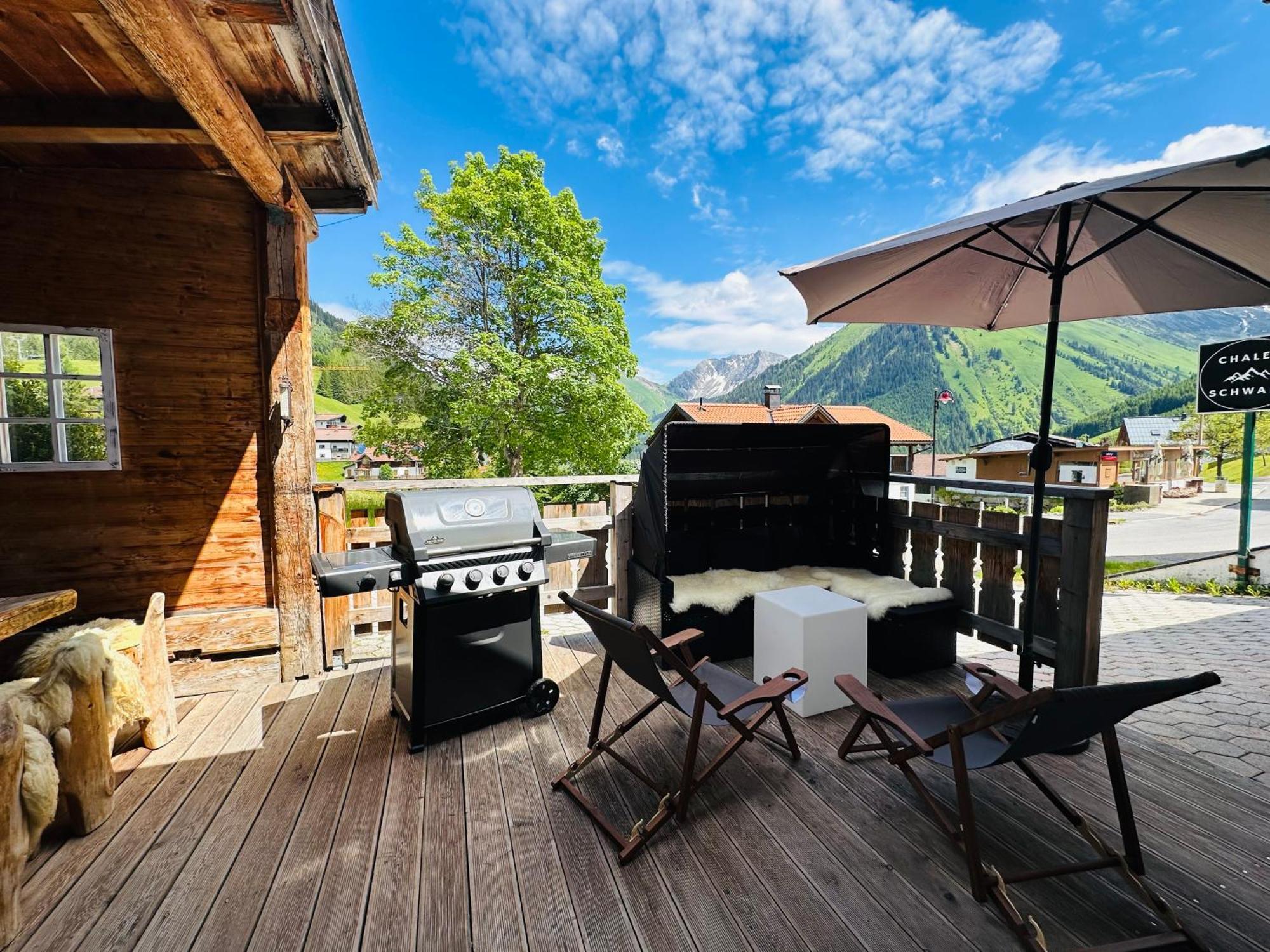 Chalet Schwarz Berwang Exteriör bild